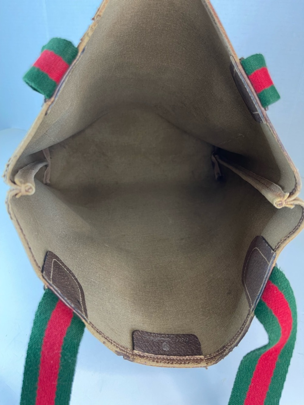 GUCCI CC MONOGRAM SHERRY LINE TOTE - Picture 12 of 15